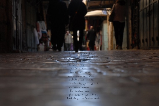 photopoeme Un torrent de lumière